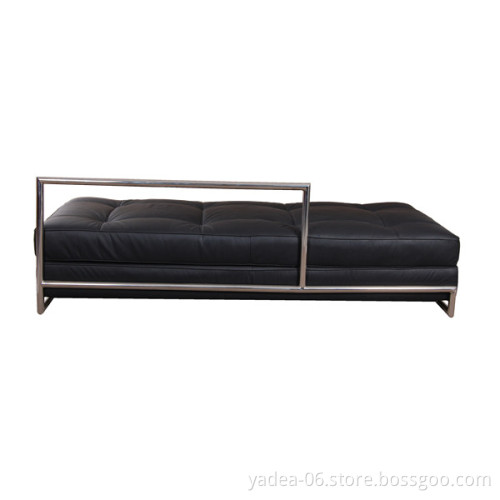 Modern tubular furniture sofa stainless steel Eileen Gray daybed